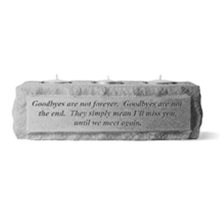 Kay Berry Kay Berry 05120 Goodbyes Are Not.3 Light Votive Holder 5120